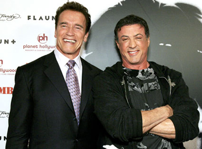 Arnold Schwarzenegger In Sylvester Stallone&nbsp;Movie