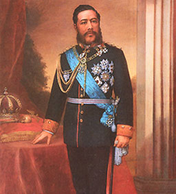 December 15 1874 Hawaiian King Kalakaua visits&nbsp;USA