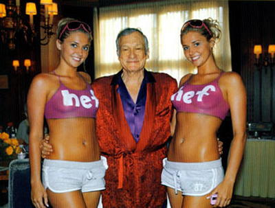 Hugh Hefner And The&nbsp;Twins