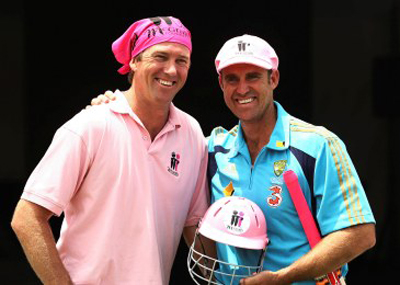 Matthew Hayden and Glenn McGrath Go&nbsp;Pink