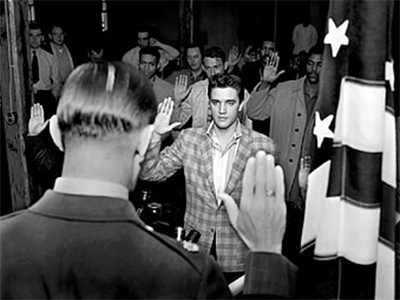 March 24 1958 Elvis Presley Inducted Into&nbsp;Army