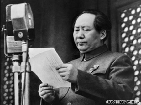 October 1 1949 Mao Zedong proclaims People’s Republic of&nbsp;China