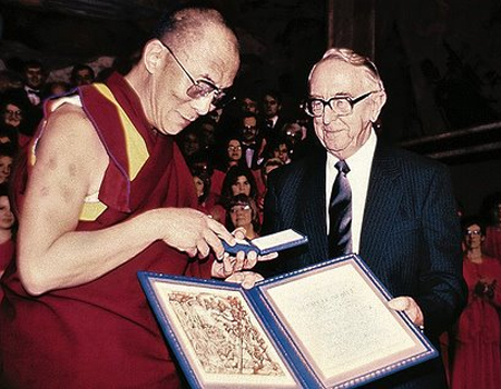 October 5 1989 Dalai Lama wins Nobel Peace&nbsp;Prize