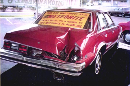 October 9 1992 Meteorite crashes into car in Peekskill,&nbsp;NY