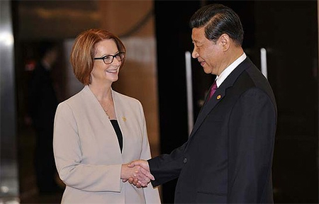 Australian Prime Minister strengthens military alliance with China, ignores 2009 report of&nbsp;threat