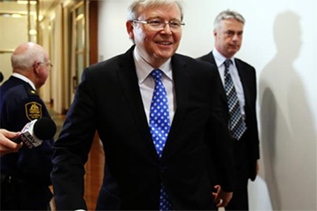 Kevin Rudd has won back the Labor leadership, three years after he lost it