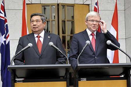 Susilo Bambang Yudhoyono and Kevin Rudd
