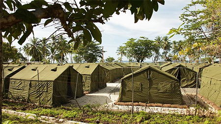 Manus Island Tents