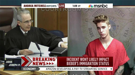 Court orders Justin Bieber to stop making&nbsp;music