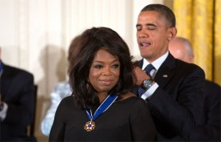 Oprah Winfrey & Barack Obama