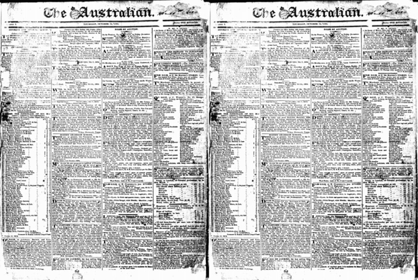 On this day (Australia): In 1824, W. C. Wentworth and Robert Wardell began publication of The Australian, the first independent newspaper in&nbsp;Australia