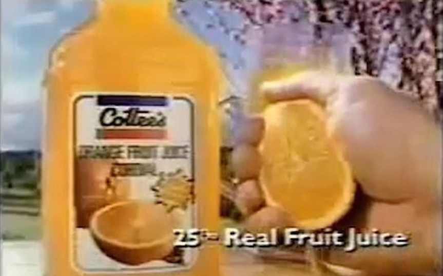 “My Dad Picks The Fruit”: Cottee’s&nbsp;Ad