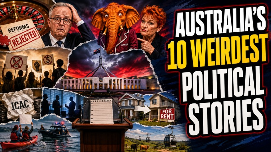 Video Podcast: Australia’s 10 Weirdest Political&nbsp;Stories