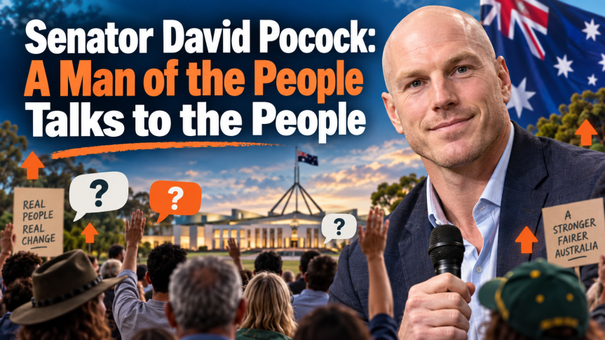 Community Forum: Senator David Pocock – Independent,&nbsp;ACT