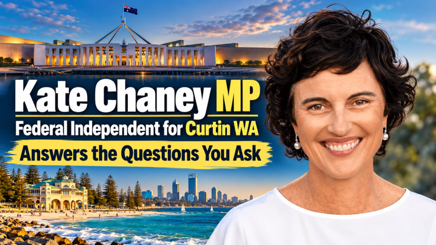Community Forum: Kate Chaney MP, Federal Independent for Curtin&nbsp;(WA)