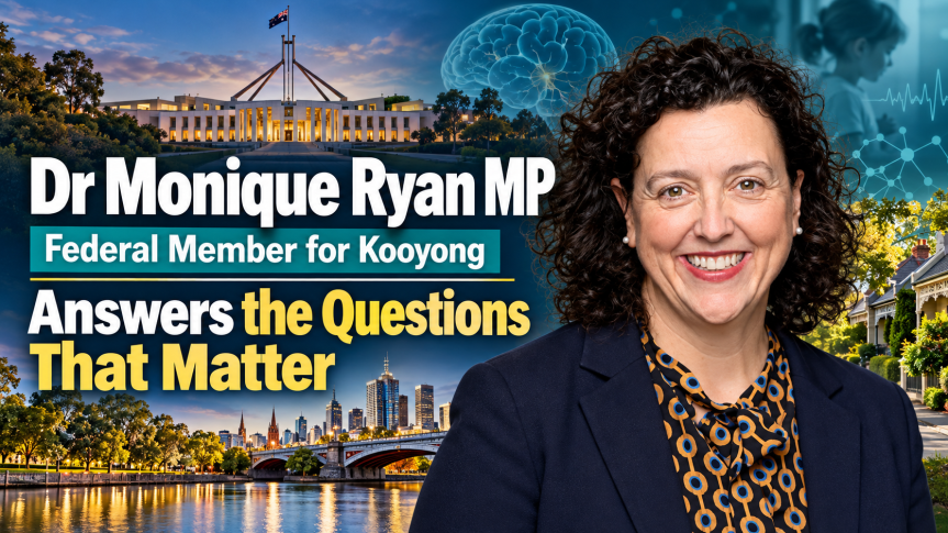 Community Forum: Dr Monique Ryan, Independent Federal Member for Kooyong&nbsp;(VIC)